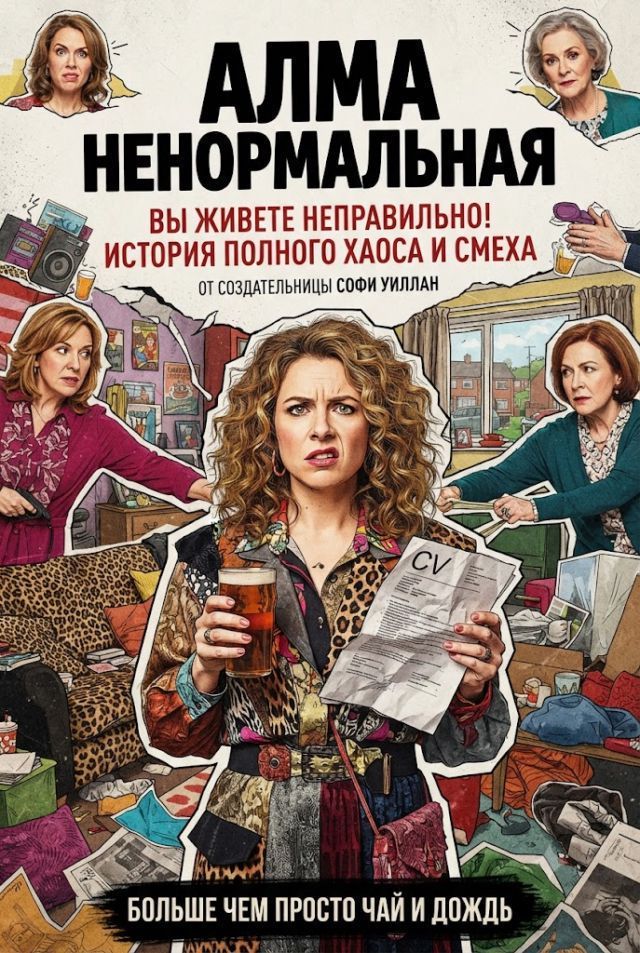 Постер к сериалу Алма ненормальная