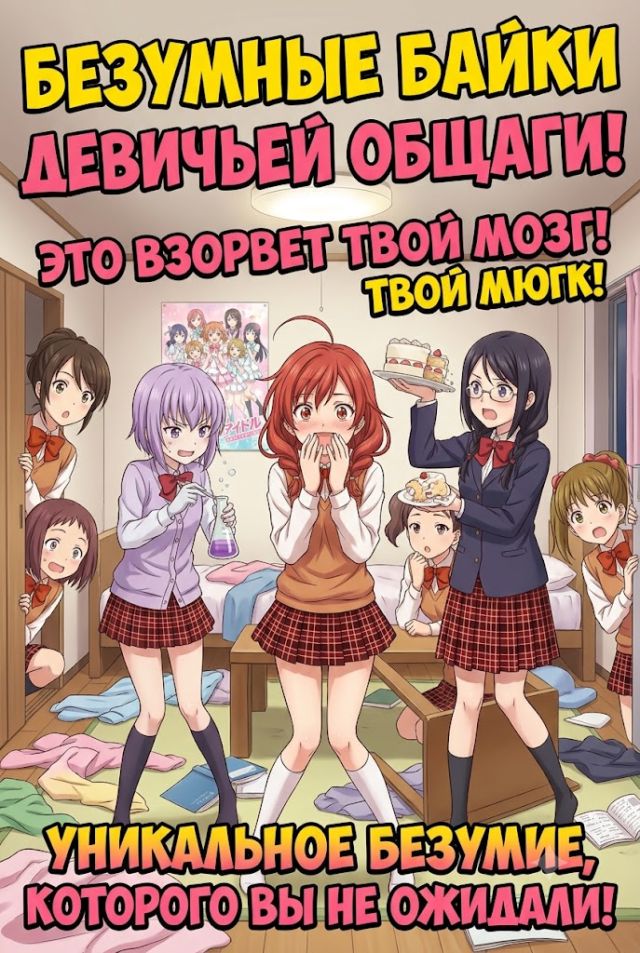 Постер к сериалу Безумные байки девичьей общаги!