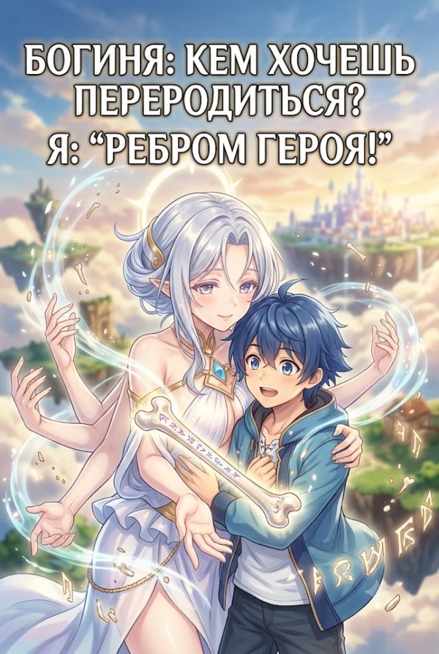 Постер к сериалу Богиня: «Кем хочешь переродиться в другом мире?» — Я: «Ребром героя!»