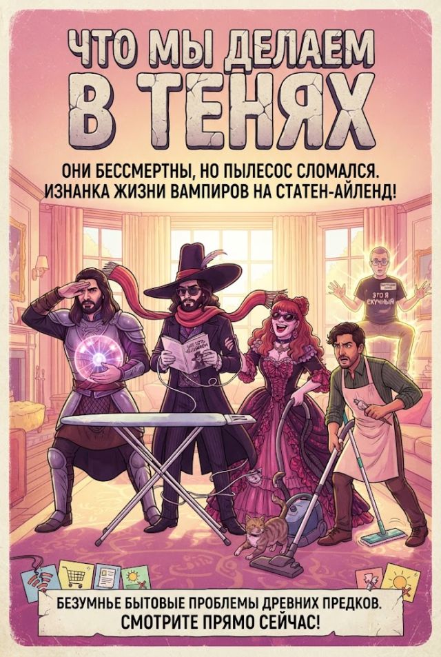 Постер к сериалу Чем мы заняты в тени