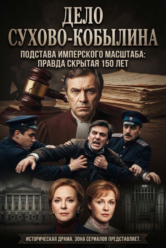 Постер к сериалу Дело Сухово-Кобылина