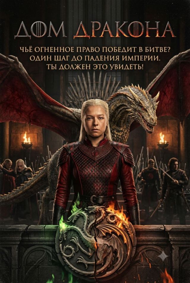 Постер к сериалу Дом дракона