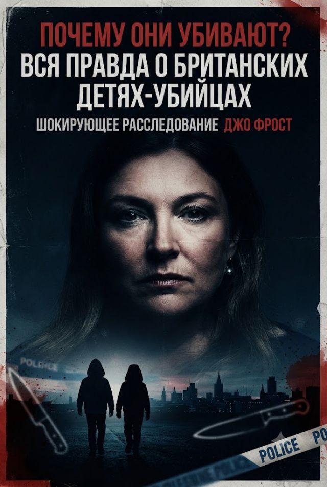 Постер к сериалу Джо Фрост о британских детях-убийцах