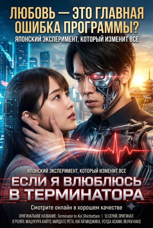 Постер к сериалу Если я влюблюсь в терминатора