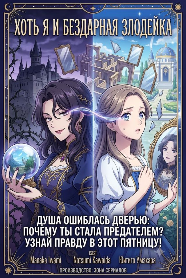 Постер к сериалу Хоть я и бездарная злодейка