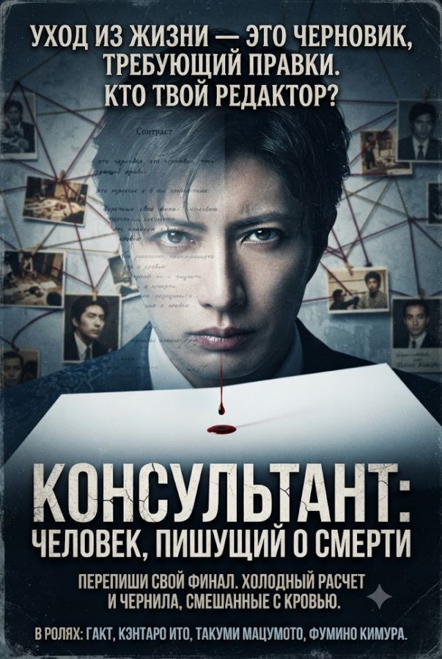 Постер к сериалу Консультант: Человек, пишущий о смерти