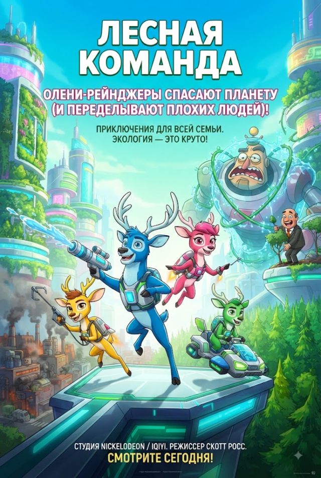 Постер к сериалу Лесная команда