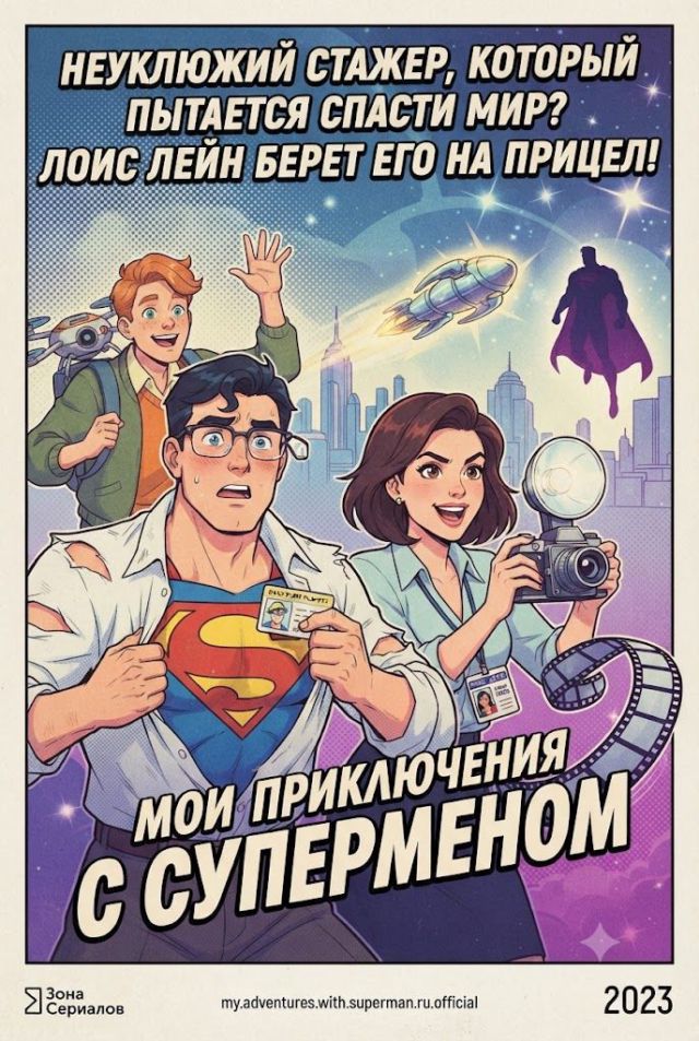Постер к сериалу Мои приключения с Суперменом