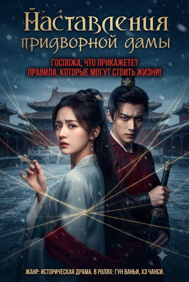 Постер к сериалу Наставления придворной дамы