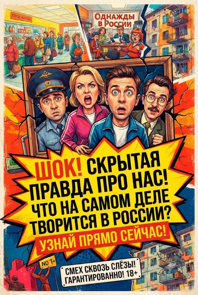 Постер к сериалу Однажды в России