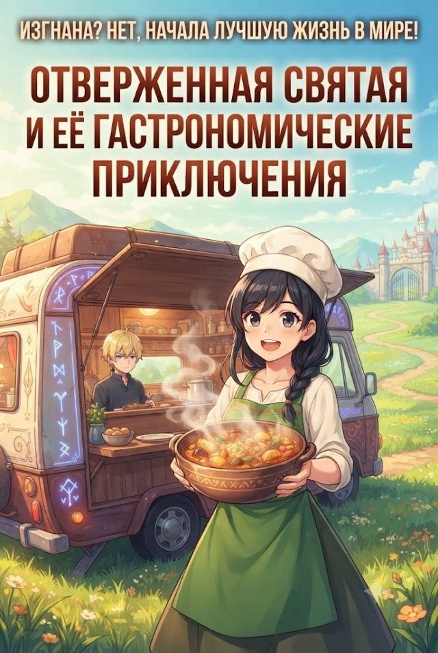 Постер к сериалу Отверженная святая и ее гастрономическое путешествие в другом мире