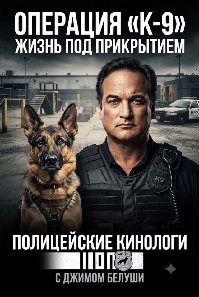 Полицейские кинологи с Джимом Белуши