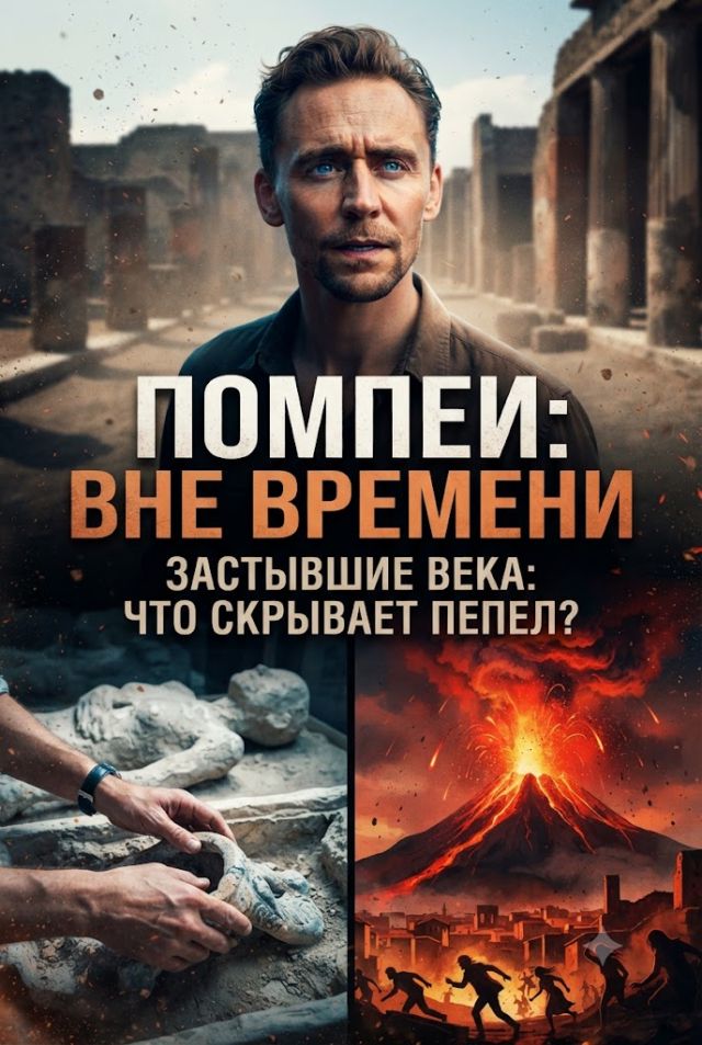 Постер к сериалу Помпеи: Вне времени с Томом Хиддлстоном