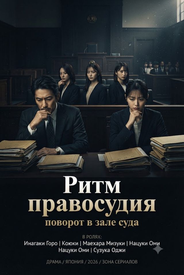 Постер к сериалу Ритм правосудия: поворот в зале суда