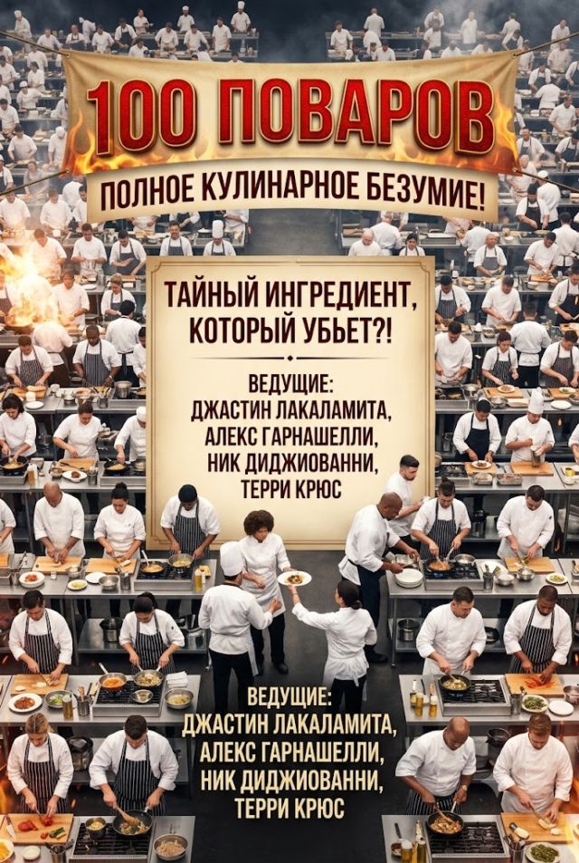 Постер к сериалу 100 поваров