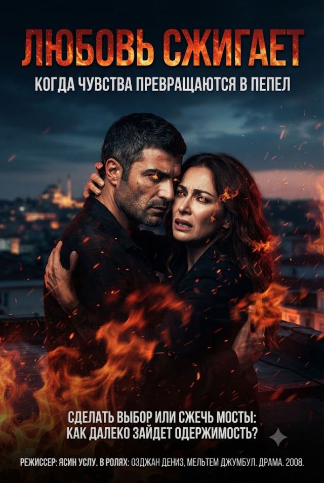 Постер к сериалу Любовь сжигает