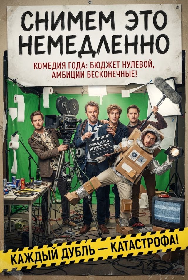 Постер к сериалу Снимем это немедленно