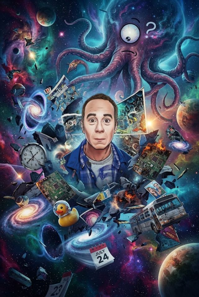 Постер к сериалу Стюарт Блум не смог спасти вселенную