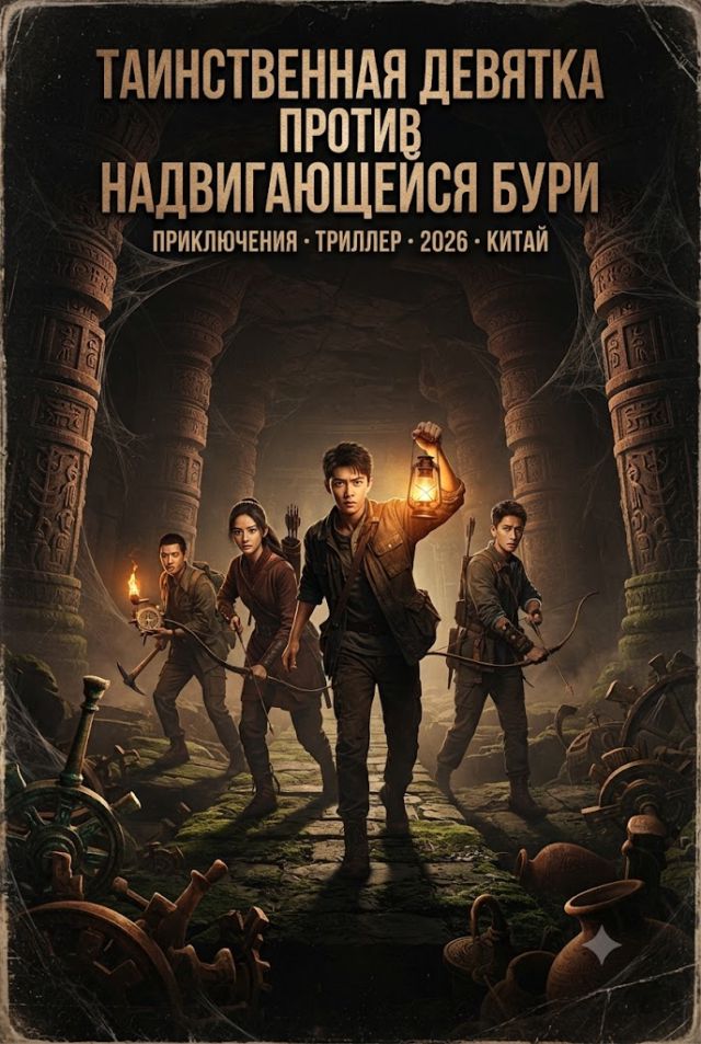 Постер к сериалу Таинственная девятка против надвигающейся бури