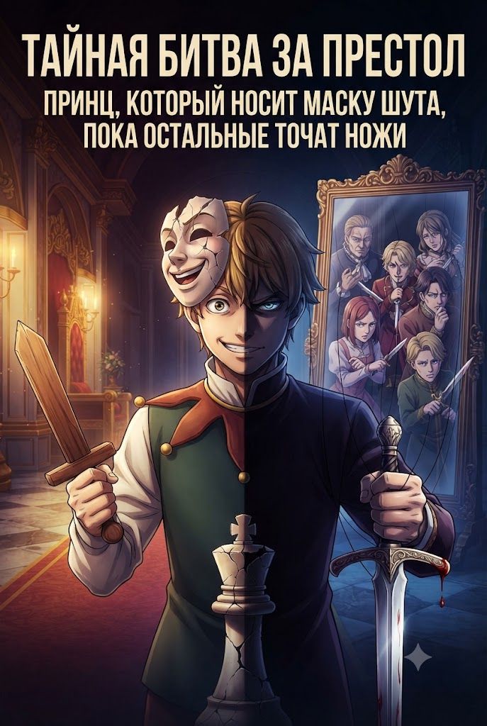 Постер к сериалу Тайная битва за престол сильнейшего принца-дуралея