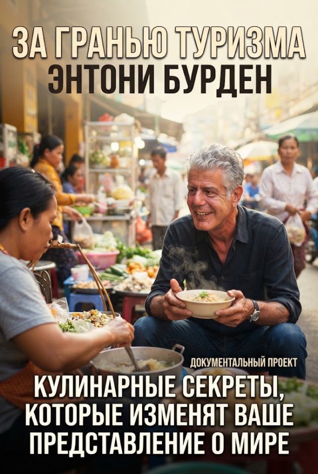 Постер к сериалу Тайная кухня Энтони Бурдена