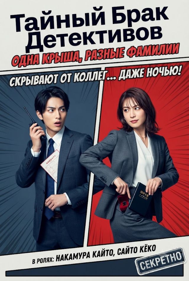 Постер к сериалу Тайный брак детективов: одна крыша, разные фамилии