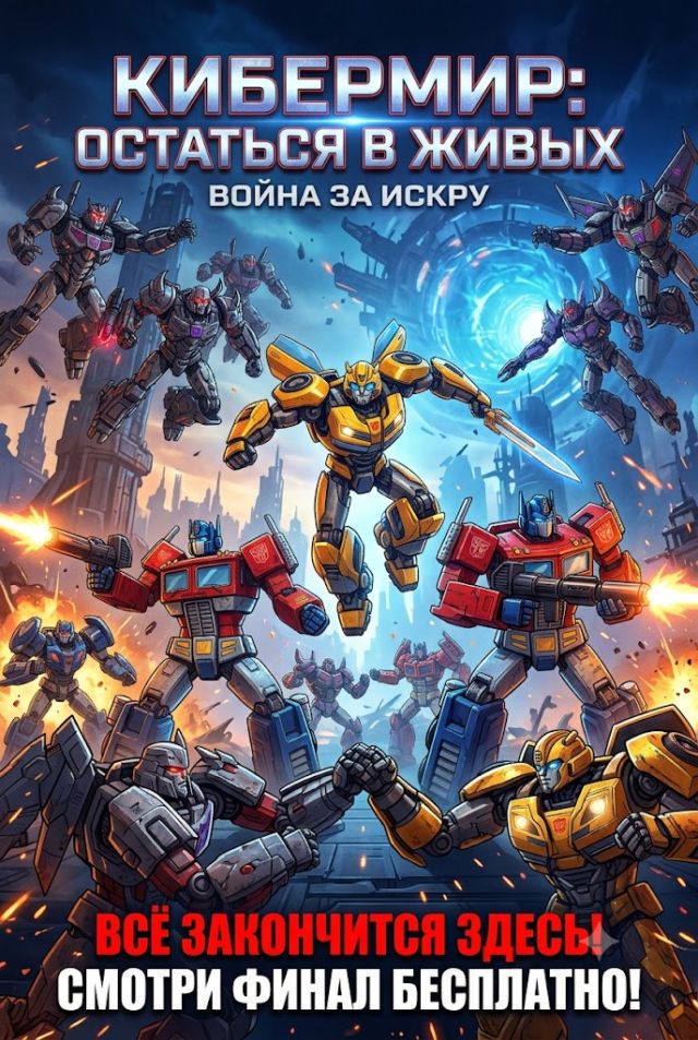 Постер к сериалу Трансформеры: Кибермир