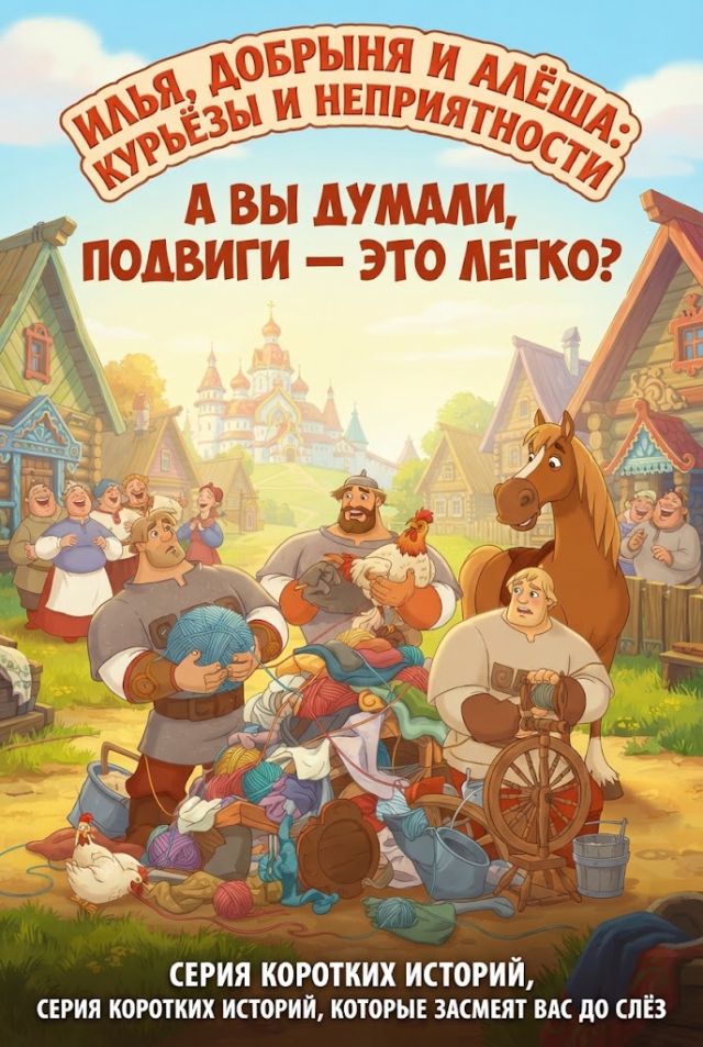 Постер к сериалу Три богатыря. Ни дня без подвига