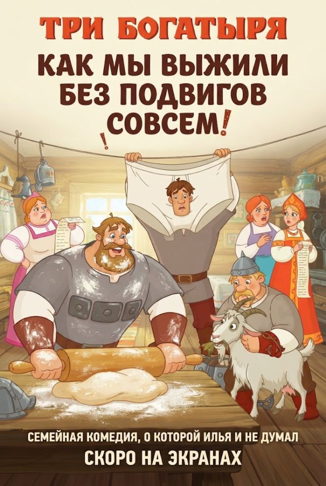 Постер к сериалу Три богатыря. Ни дня без подвига