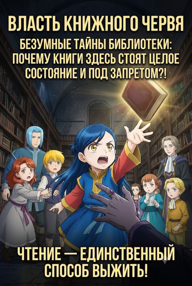 Постер к сериалу Власть книжного червя: Чтобы стать библиотекарем, все средства хороши