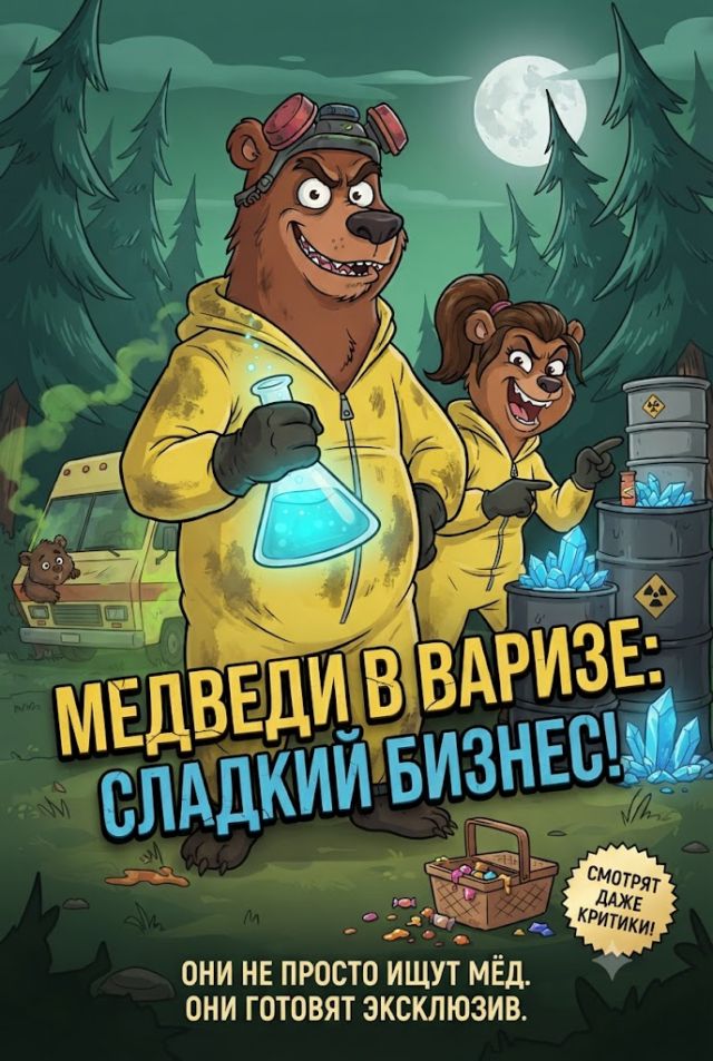Постер к сериалу Во все тяжкие: Медведи