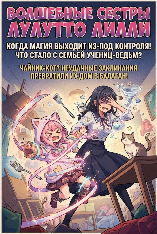 Постер к сериалу Волшебные сестры Лулутто Лилли