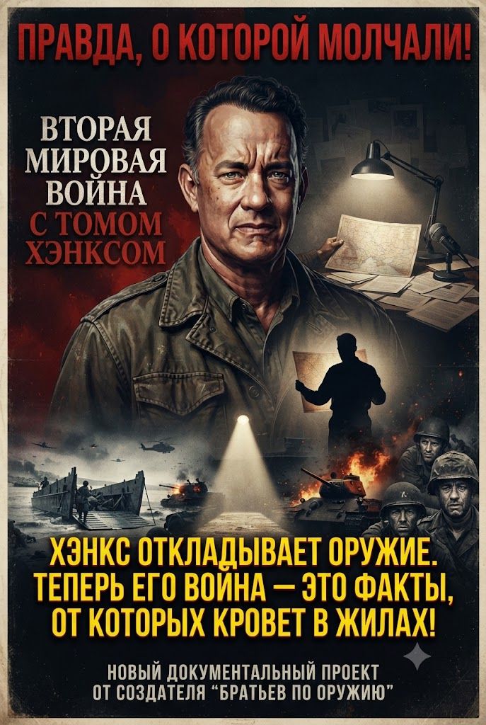 Постер к сериалу Вторая мировая война с Томом Хэнксом