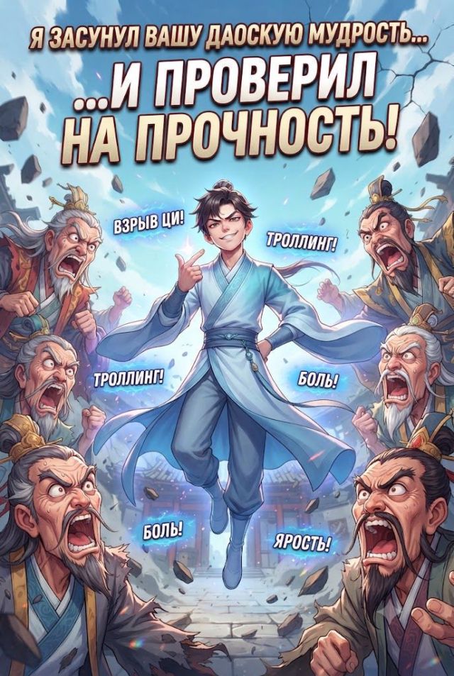 Постер к сериалу Я заставил миллион даосов реветь от злости