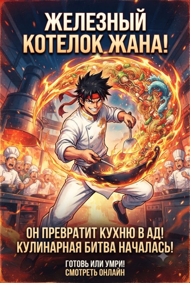 Постер к сериалу Железный котелок Жана!
