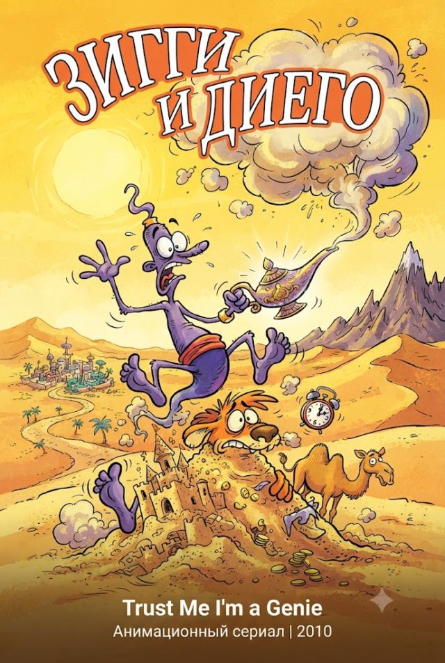 Постер к сериалу Зигги и Диего