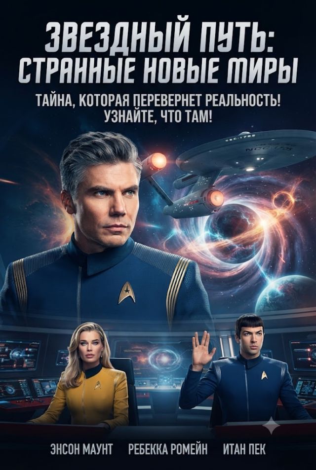 Постер к сериалу Звездный путь: Странные новые миры